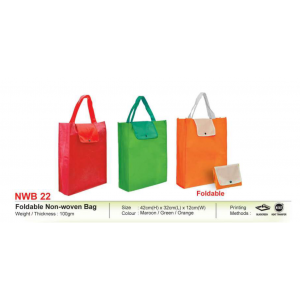 [Non Woven Bag] Foldable Non Woven Bag - NWB22